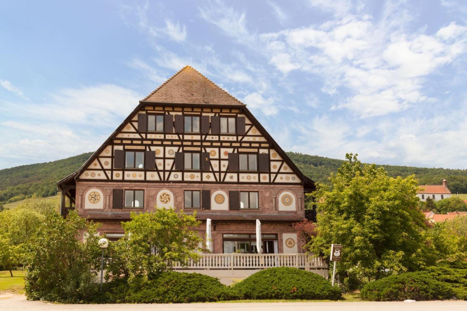 Hotel Restaurant Verger Des Chateaux, Route Des Vins Haut-Koenigsbourg Dieffenthal Exteriör bild